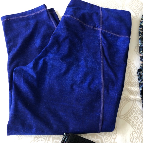 2 pair leggings 1 - X by Gottex Leggings w/mesh L & 1 Tangerine L - Picture 3 of 12